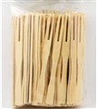 CUTLERY WOODEN COCKTAIL FORK PK 100 CTN 10000