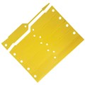 DISPOSABLE VINYL KEY TAGS YELLOW PACK 1000