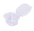 SAUCE CONTAINER 60ML WITH HINGED LID SLV 100 CTN 2000