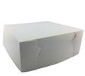 CAKE BOX 8 PLAIN WHITE EA PK 50