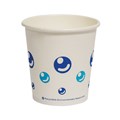 6OZ  PAPER WATER CUPS PRINTED 180ML SLV 50 CTN 1000