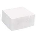 CAKE BOX WHITE 6X6X3 EA CTN 100