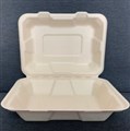 ECO DINNER BAGASSE CLAM 9X9 SLV50 CTN200