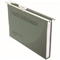 CRYSTALFILE DOUBLE CAPACITY SUSPENSION FILES 30MM FOOLSCAP GREEN BOX 50