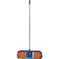 CLEANLINK CHENILLE DUST MOP 600MM WITH 1350MM ALUMINIUM HANDLE BLUE