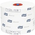 TORK 127530 T6 ADVANCE MIDSIZE TOILET ROLL 2PLY 100M WHITE ROLL CARTON 27
