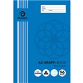 OLYMPIC GH596 GRAPH BOOK 5MM SQUARES 96 PAGE 55GSM A4