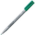STAEDTLER 316 LUMOCOLOR NONPERMANENT MARKER FINE 06MM GREEN