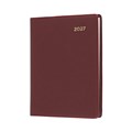 COLLINS BELMONT POCKET 337PV78 DIARY WEEK TO VIEW WITH PENCIL A7 BURGUNDY