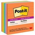POSTIT 6756SSUC SUPER STICKY LINED NOTES 98 X 98MM ENERGY BOOST PACK 6