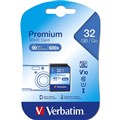 VERBATIM PREMIUM SDHC MEMORY CARD CLASS 10 32GB
