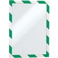 DURABLE DURAFRAME SECURITY FRAME A4 GREENWHITE PACK 5