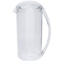 CONNOISSEUR WATER JUG PLASTIC WITH LID 1 LITRE CLEAR