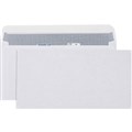 CUMBERLAND DLX ENVELOPES SECRETIVE WALLET PLAINFACE STRIP SEAL LASER 90GSM 235 X 120MM WHITE BOX 500