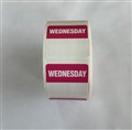 DAY STICKER 32MM WEDNESDAY PINK PK500