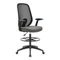 BURO FORCE DRAFTING CHAIR BLACK FRAME BLACK SEAT