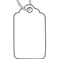 AVERY 993621 MERCHANDISE TAGS SIZE 21AH 21 X 13MM WHITE BOX 1000