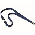 DURABLE TEXTILE LANYARD SOFT COLOUR MIDNIGHT BLUE