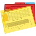 MARBIG LETTER FILE WITH SECURE FLAP AND TAB A4 CLEAR PACK 3