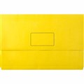MARBIG SLIMPICK DOCUMENT WALLET FOOLSCAP BRIGHTS YELLOW PACK 10