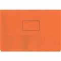 MARBIG SLIMPICK DOCUMENT WALLET FOOLSCAP BRIGHTS ORANGE PACK 10