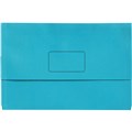 MARBIG SLIMPICK DOCUMENT WALLET FOOLSCAP BRIGHTS MARINE PACK 10