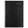 CUMBERLAND 41ECBK CASEBOUND DIARY DAY TO PAGE A4 BLACK