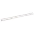 MARBIG RULER METRIC 400MM CLEAR