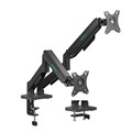 ACTIVIVA ERGOLIFE DUAL SCREEN GAS SPRING MONITOR ARM BLACK