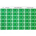 AVERY 43306 LATERAL FILE LABEL SIDE TAB COLOUR CODE F 25 X 38MM LIGHT GREEN PACK 180