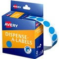 AVERY 937275 ROUND LABEL DISPENSER 14MM LIGHT BLUE BOX 1050