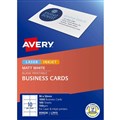 AVERY 959026 L7415 QUICK CLEAN BUSINESS CARD 150GSM 90 X 52MM MATTE WHITE PACK 1000