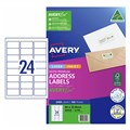 AVERY 959029 L7159 QUICK PEEL ADDRESS LABEL WITH SURE FEED LASER 24UP WHITE PACK 100