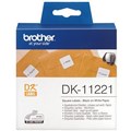 BROTHER DK11221 LABEL ROLL SQUARE 23MM WHITE ROLL 1000