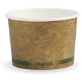 BIOPAK 8OZ KRAFT PAPER BOWL 270ML SLV 50 CTN 1000