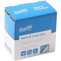 BANTEX HOOK AND LOOP DOTS 22MM X 18M WHITE PACK 150