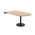 RAPIDLINE DEND TABLE TOP AND ESTILO BASE 1800 X 1000 X 745MM NATURAL OAKBLACK