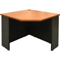 RAPID WORKER CORNER WORKSTATION UNIT 900 X 900 X 600MM BEECHIRONSTONE