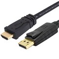 COMSOL DISPLAYPORT CABLE MALE TO HDMI MALE 1M