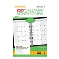 DEBDEN DAYPLANNER DK1300 DESK EDITION REFILL MONTH TO VIEW 216 X 140MM WHITE