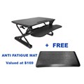 ARISE DESKALATOR MEDIUM 890 X 590MM BLACK