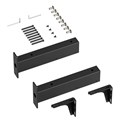 ERGOVIDA BRACKETS TO SUIT ECC42B CABLE MANAGEMENT SYSTEM BLACK