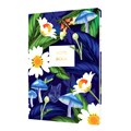 COLLINS NOTEBOOK DOWN THE GARDEN PATH RULED A5 FLOWER NAVY