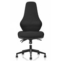 RAPIDLINE ERGORA POSTURE CHAIR MEDIUM BACK BLACK FABRIC