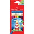 FABERCASTELL COLOUR PENCILS ASSORTED PACK 12