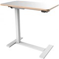 MALMO ELECTRIC MOBILE DESK 700 X 400MM WHITE BASE WHITE TOP