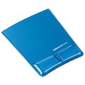 FELLOWES GEL MOUSE PAD AND WRIST REST BLUE