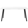 RAPIDLINE ETERNITY HIGH BAR TABLE 2100 X 750MM NATURAL WHITEBLACK