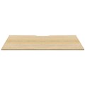 RAPIDLINE SCREEN SCALLOPED DESK TOP 1800 X 750 NATURAL OAK