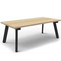 RAPIDLINE ETERNITY COFFEE TABLE 1200 X 600MM NATURAL OAKBLACK